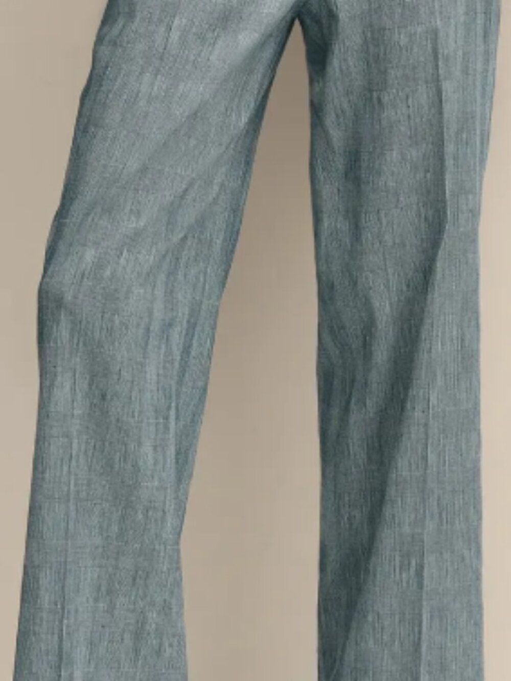 Brooks Brothers Wide-Leg Linen Pants